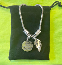Load image into Gallery viewer, No Matter Where, Daughter &amp; Mother Matching Charm Bracelet
