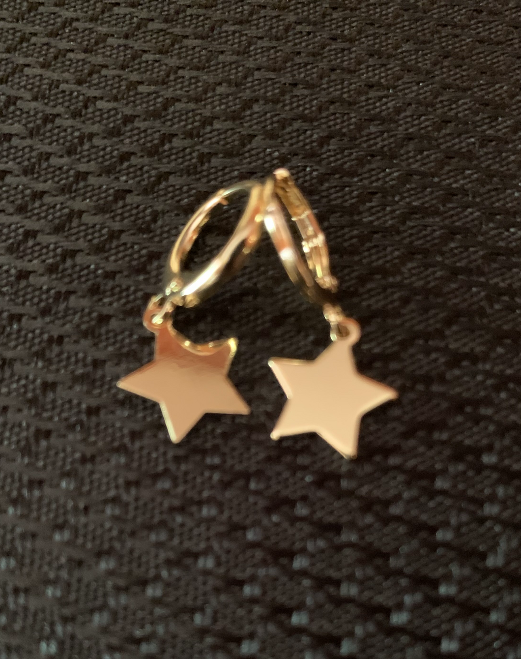 Star Hoop Earrings